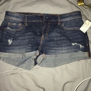 Denim shorts
